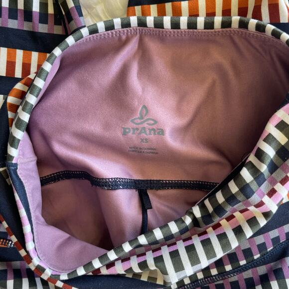 prAna Kimble Printed 7/8 Leggings Tivoli Size XS High Waist Multicolor Outdoor - Picture 16 of 16